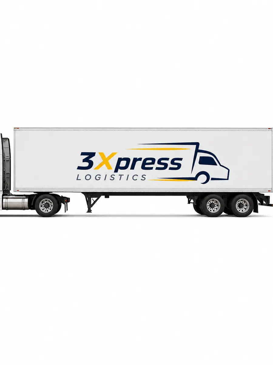 3Xpress Logistics equipment on an Arizona highway