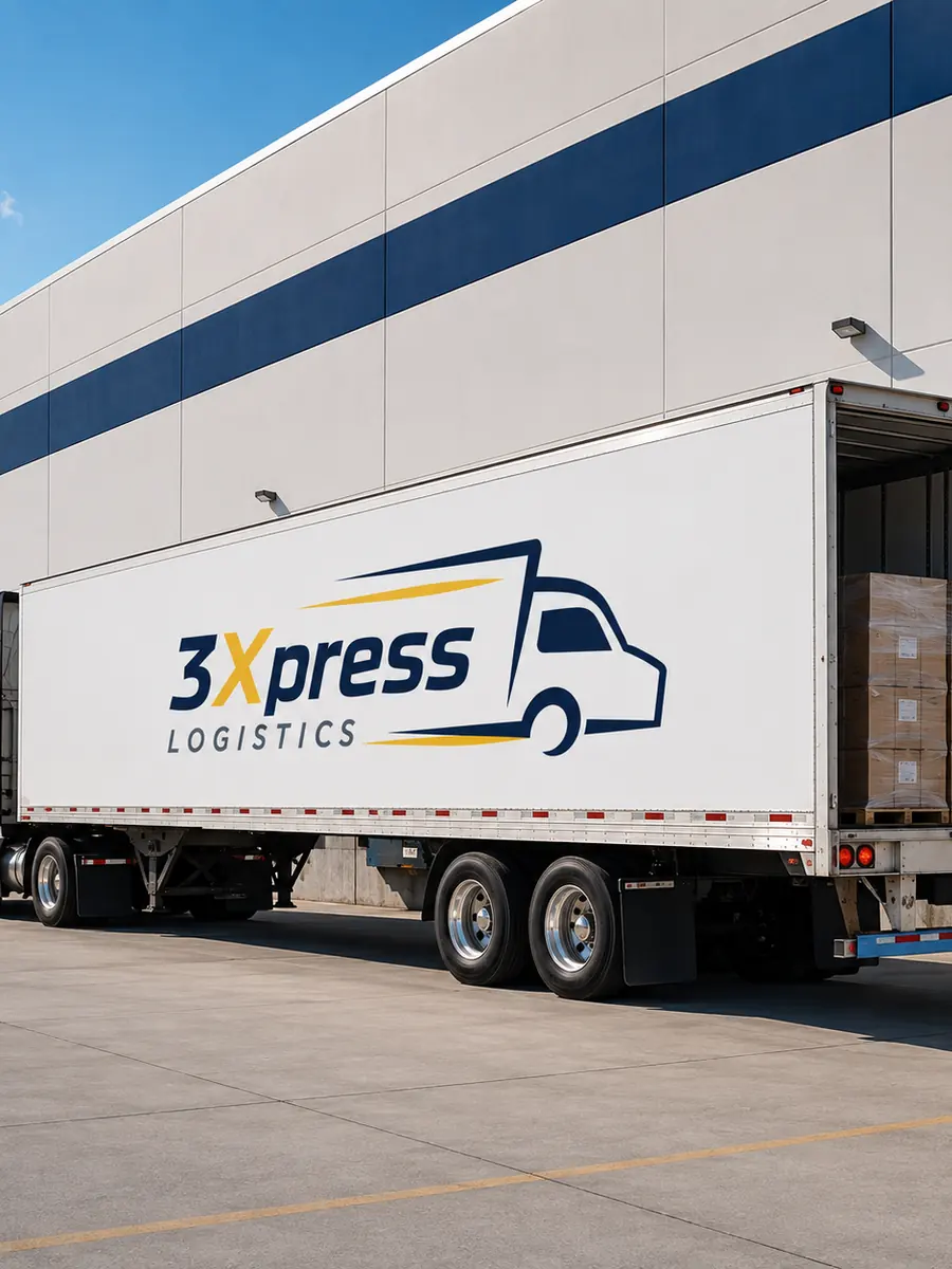 3Xpress Logistics driver loading a shipment